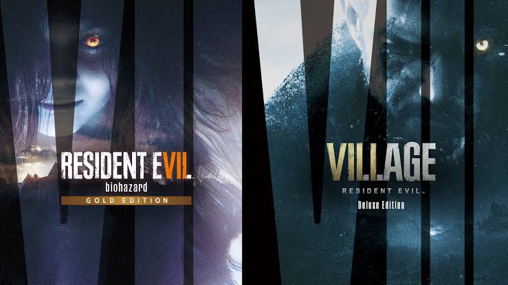 Resident Evil 7 Gold Edition + Resident Evil Village Gold Edition artwork