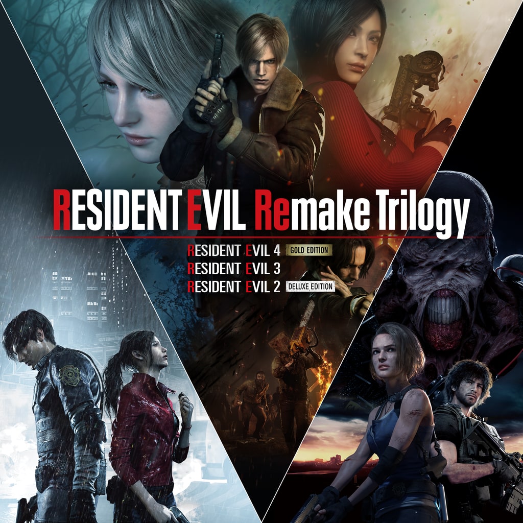 Resident evil Remake Trilogy game cover