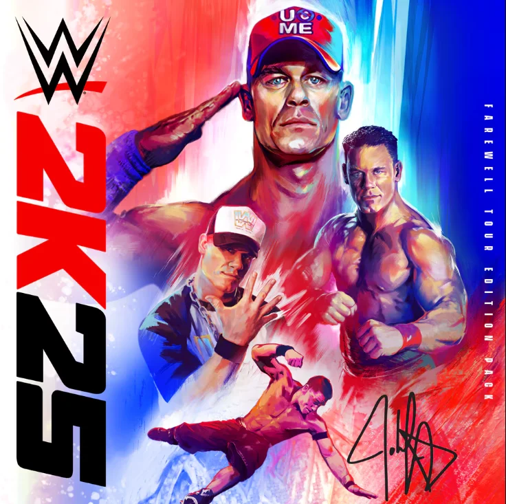 WWE 2K25 game cover